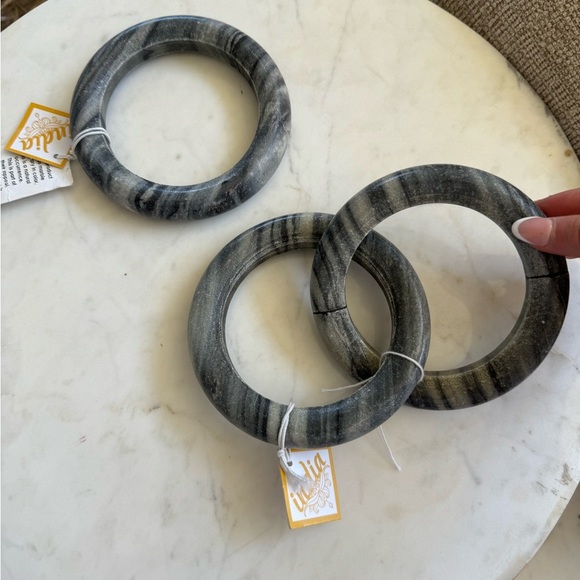 NWT India Marble‎ decorative Rings - Picture 1 of 5